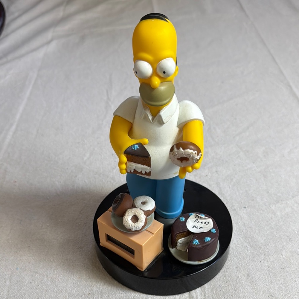 Homer Simpson Donut Figurine